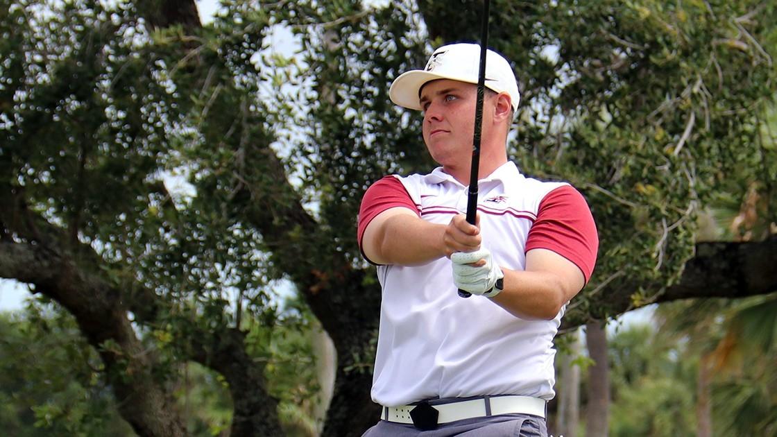 DII individual national champion Keegan Bronnenberg won his matchup in medal match play by one stroke.