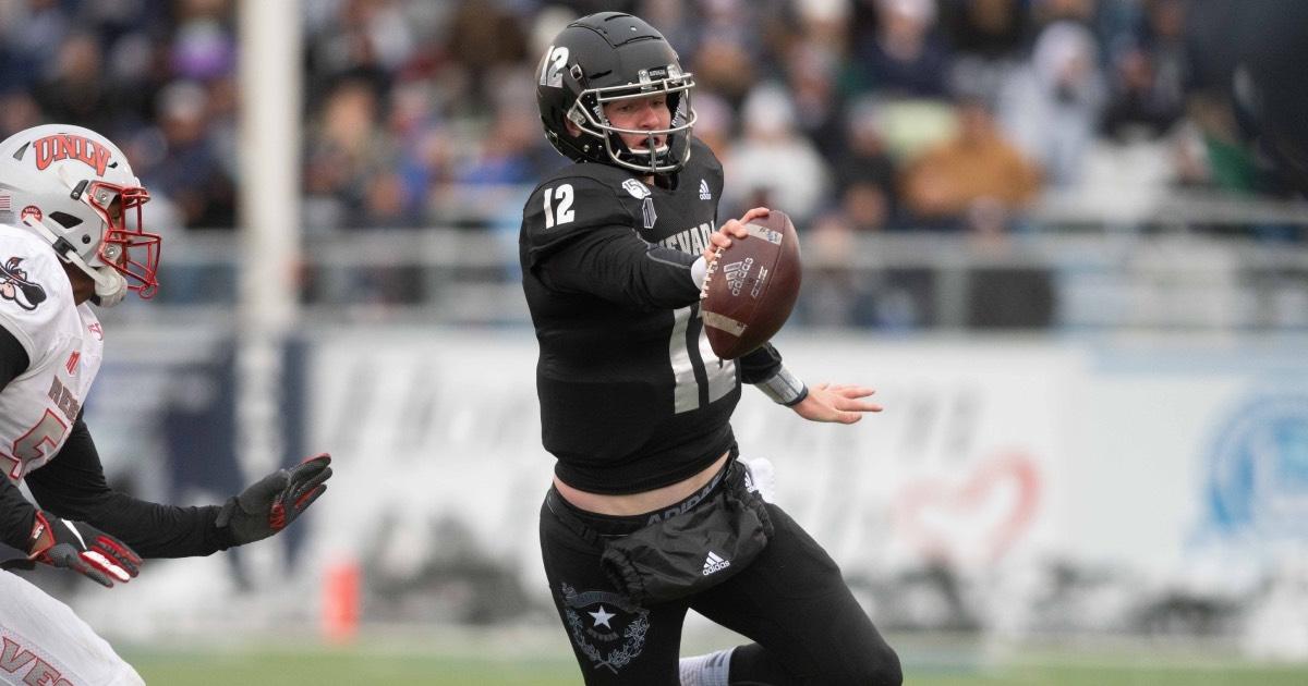 Carson Strong had a 218.8 passing efficiency rating in a bowl win over Tulane.