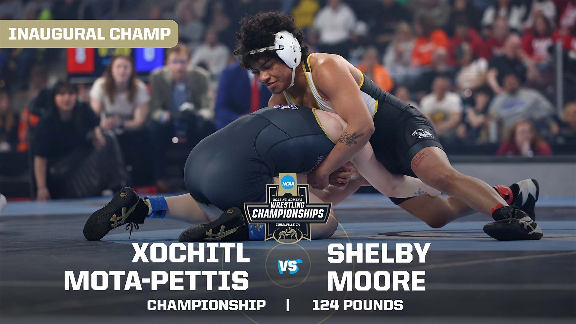 Xochitl Mota-Pettis vs. Shelby Moore: 2026 NCAA women's wrestling championships (124 lbs.)